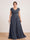A-Line/Princess V-Neck Chiffon Ruched Plus Size Mother of the Bride Dresses with Appliques & Beading