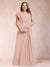 A-Line/Princess V-Neck Chiffon Ruched Plus Size Mother of the Bride Dresses with Appliques & Beading