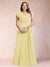 A-Line/Princess V-Neck Chiffon Ruched Plus Size Mother of the Bride Dresses with Appliques & Beading