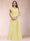 A-Line/Princess V-Neck Chiffon Ruched Plus Size Mother of the Bride Dresses with Appliques & Beading