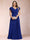A-Line/Princess V-Neck Chiffon Ruched Plus Size Mother of the Bride Dresses with Appliques & Beading
