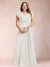 A-Line/Princess V-Neck Chiffon Ruched Plus Size Mother of the Bride Dresses with Appliques & Beading