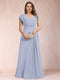 A-Line/Princess V-Neck Chiffon Ruched Plus Size Mother of the Bride Dresses with Appliques & Beading