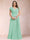 A-Line/Princess V-Neck Chiffon Ruched Plus Size Mother of the Bride Dresses with Appliques & Beading