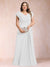 A-Line/Princess V-Neck Chiffon Ruched Plus Size Mother of the Bride Dresses with Appliques & Beading