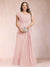 A-Line/Princess V-Neck Chiffon Ruched Plus Size Mother of the Bride Dresses with Appliques & Beading
