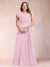 A-Line/Princess V-Neck Chiffon Ruched Plus Size Mother of the Bride Dresses with Appliques & Beading