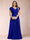 A-Line/Princess V-Neck Chiffon Ruched Plus Size Mother of the Bride Dresses with Appliques & Beading