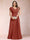 A-Line/Princess V-Neck Chiffon Ruched Plus Size Mother of the Bride Dresses with Appliques & Beading