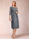 Sheath/Column Scoop Chiffon Ruched Mother of the Bride Dresses with Jacket & Rhinestone