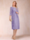 Sheath/Column Scoop Chiffon Ruched Mother of the Bride Dresses with Jacket & Rhinestone