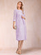 Sheath/Column Scoop Chiffon Ruched Mother of the Bride Dresses with Jacket & Rhinestone