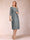 Sheath/Column Scoop Chiffon Ruched Mother of the Bride Dresses with Jacket & Rhinestone