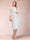 Sheath/Column Scoop Chiffon Ruched Mother of the Bride Dresses with Jacket & Rhinestone