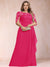 A-Line/Princess Scoop Chiffon Plus Size Mother of the Bride Dresses with Appliques & Ruffles