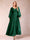 A-Line/Princess V-Neck Long Sleeves Mother of the Bride Dresses with Rhinestone & Ruffles