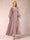 A-Line/Princess V-Neck Long Sleeves Mother of the Bride Dresses with Rhinestone & Ruffles