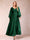A-Line/Princess V-Neck Long Sleeves Mother of the Bride Dresses with Rhinestone & Ruffles