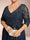 A-Line/Princess V-Neck 3/4 Sleeves Plus Size Mother of the Bride Dresses with Appliques & Sequins