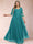 A-Line/Princess V-Neck 3/4 Sleeves Plus Size Mother of the Bride Dresses with Appliques & Sequins