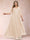 A-Line/Princess V-Neck 3/4 Sleeves Plus Size Mother of the Bride Dresses with Appliques & Sequins
