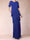 Sheath/Column Scoop Short Sleeves Chiffon Mother of the Bride Dresses with Ruffles