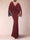 Sheath/Column V-Neck Floor-Length Ruched Mother of the Bride Dresses