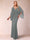Sheath/Column V-Neck Floor-Length Ruched Mother of the Bride Dresses