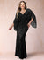 Sheath/Column V-Neck Floor-Length Ruched Plus Size Mother of the Bride Dresses