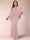 Sheath/Column V-Neck Floor-Length Ruched Plus Size Mother of the Bride Dresses