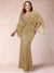 Sheath/Column V-Neck Floor-Length Ruched Plus Size Mother of the Bride Dresses
