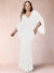 Sheath/Column V-Neck Floor-Length Ruched Plus Size Mother of the Bride Dresses