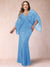 Sheath/Column V-Neck Floor-Length Ruched Plus Size Mother of the Bride Dresses