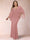 Sheath/Column V-Neck Floor-Length Ruched Plus Size Mother of the Bride Dresses