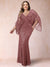 Sheath/Column V-Neck Floor-Length Ruched Plus Size Mother of the Bride Dresses