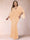 Sheath/Column V-Neck Floor-Length Ruched Plus Size Mother of the Bride Dresses