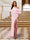 Sheath/Column One-Shoulder Ruched Satin Long Evening Dresses with Split Side
