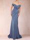 Sheath/Column Off-the-Shoulder Sleeveless Ruched Mother of the Bride Dresses