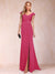 Sheath/Column V-Neck Ruched Mother of the Bride Dresses with Appliques & Split Side