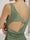 Sheath/Column Cowl Neck Sleeveless Ruched Ankle-Length Evening Dresses