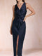Sheath/Column V-Neck Ruched Ankle-Length Mother of the Bride Dresses with Side Slit