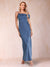 Sheath/Column Spaghetti Straps Sleeveless Ruched Ankle-Length Mother of the Bride Dresses