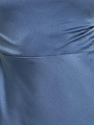 Sheath/Column Spaghetti Straps Sleeveless Ruched Ankle-Length Mother of the Bride Dresses