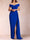 Sheath/Column Off-the-Shoulder Floor-Length Mother of the Bride Dresses with Split Side & Watteau Train