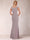 Sheath/Column V-Neck Sleeveless Ruched Mother of the Bride Dresses with Split Side & Bow(s)