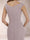 Sheath/Column V-Neck Sleeveless Ruched Mother of the Bride Dresses with Split Side & Bow(s)