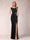 Sheath/Column V-Neck Sleeveless Ruched Mother of the Bride Dresses with Split Side & Bow(s)