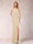 Sheath/Column V-Neck Sleeveless Ruched Mother of the Bride Dresses with Split Side & Bow(s)