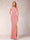 Sheath/Column V-Neck Sleeveless Ruched Mother of the Bride Dresses with Split Side & Bow(s)
