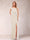 Sheath/Column V-Neck Sleeveless Ruched Mother of the Bride Dresses with Split Side & Bow(s)